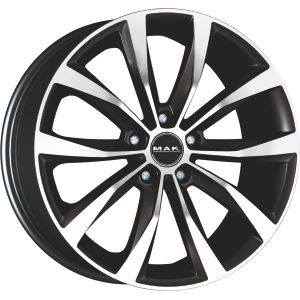 Alu disk MAK WOLF 7.5x18, 5x112, 57.1, ET50 BLACK MIRROR