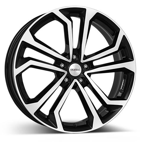 Alu disk DEZENT TA dark 7.5x19, 5x114,3, 60.1, ET40 Black/polished