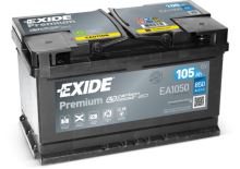 EXIDE Autobatérie PREMIUM 12V 105Ah 850A, 315x175x205mm EXIDE Autobatérie PREMIUM 12V 105Ah 850A, 315x175x205mm
