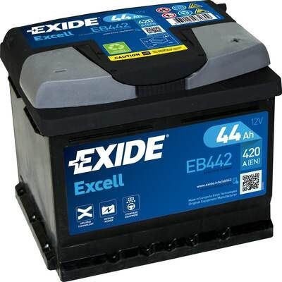 Autobatérie EXIDE EXCEL 12V 44Ah 420A
