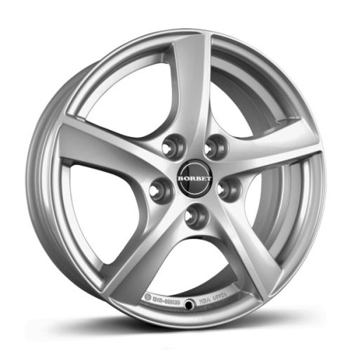 Alu disk Borbet TL 7x17, 5x112, 66.5, ET42 brilliant silver