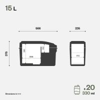 Prenosná kompresorová autochladnička Indel B ITB15 12/24V 15 litrov (4)