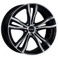 Alu disk MAK X-MODE 9.5x21, 5x112, 66.6, ET37 BLACK MIRROR