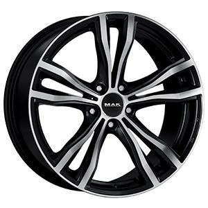 Alu disk MAK X-MODE 9.5x21, 5x112, 66.6, ET37 BLACK MIRROR
