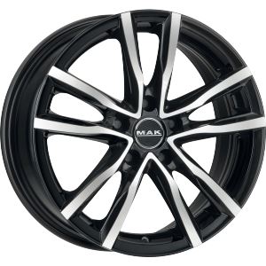 Alu disk MAK MILANO 7x17, 5x114.3, 76, ET40 BLACK MIRROR