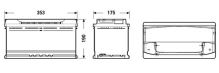 Autobaterie PREMIUM 12V 100Ah 900A, 353x175x190mm (1)
