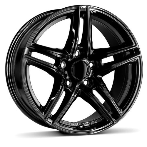 Alu disk Borbet XR 8x18, 5x112, 66.6, ET15 black glossy