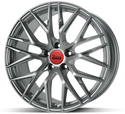 Alu disk MAM RS4 MSL 7x16 4x108 ET20 strieborný matný