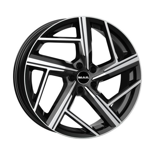 Alu disk MAK QVATTRO 8x18, 5x112, 66.45, ET39 BLACK MIRROR