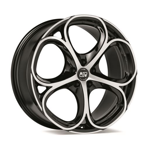 Alu disk MSW AVANTGARDE MSW 82 8x19, 5x110, 65.1, ET33 GLOSS BLACK FULL POLISHED