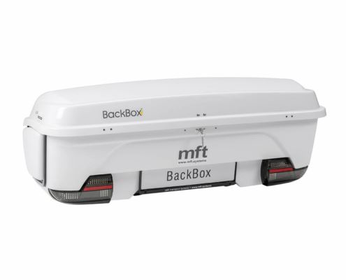 Box na ťažné zariadenie MFT BackBox - biely + základňa BackCarrier