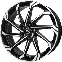 Alu disk Brock RC36 7.5x19, 5x108, 63.4, ET50.5 Schwarz Glanz Voll-Poliert (SGVP)