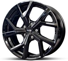 Alu disk Platin P115 FullBlack 7x18 5x112 ET43 čierny lesklý