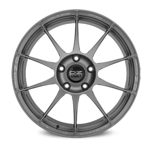 Alu disk OZ ATELIER FORGED SUPERFORGIATA 8.5x19, 5x120, 72.6, ET29 GRIGIO CORSA CON SCRITTE DI FRESATURA