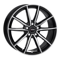 Alu disk AUTEC Skara 8x18, 5x112, 66.6, ET54 Black polished