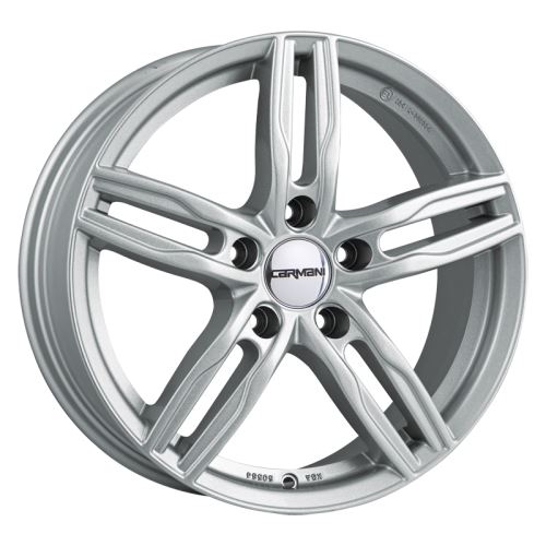 Alu disk CARMANI 14 Paul 7.5x17, 5x112, 66.6, ET47 kristall silber