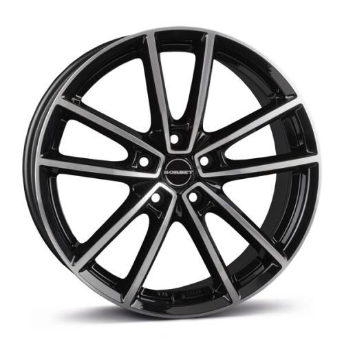 Alu disk Borbet W 8.5x21, 5x112, 66.6, ET35 black polished glossy