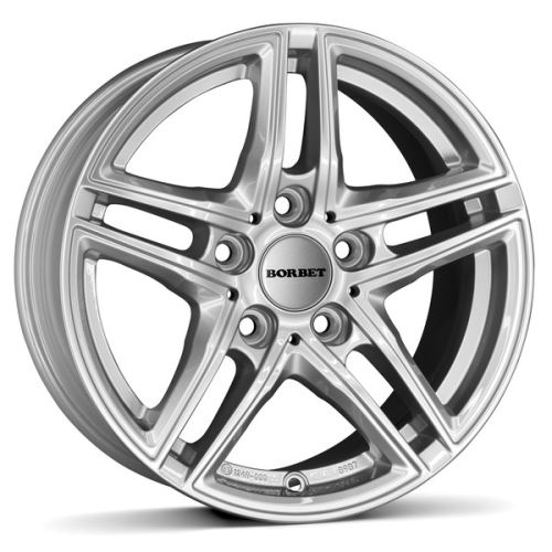 Alu disk Borbet XR 8x18, 5x112, 66.5, ET31 brilliant silver