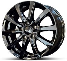 Alu disk Platin P69 ShinyBlack 6,5x16 5x112 ET46,1 čierny lesklý