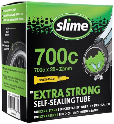 Duša Slime Standard - 700 x 28-32, galuskový ventil