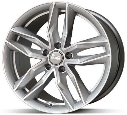 Alu disk MAM RS3 Silver 8,5x20 5x112 ET30 strieborný