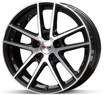 Alu disk Platin P73 Black 6x15 4x100 ET38 černý leštěný