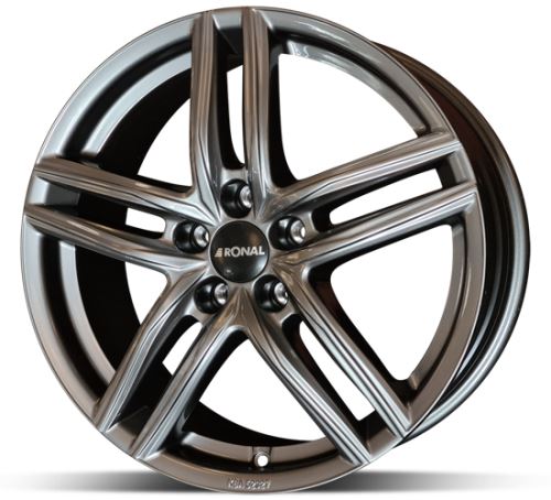 Alu disk Ronal R65 CG 7x18 4x108 ET35 sivý lesklý