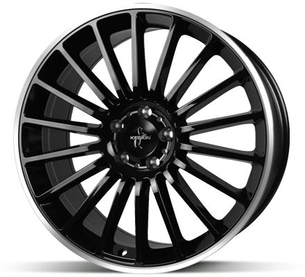 Alu disk Keskin KT15 BLP 7x16 4x108 ET35 čierny leštený