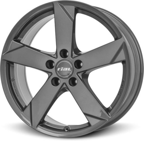 Alu disk RIAL Kodiak 7x17, 5x112, 57.1, ET39 graphite