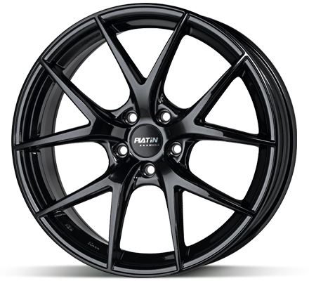 Alu disk Platin P94 FullBlack 8x18 5x108 ET45 černý