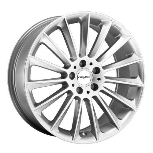 Alu disk CARMANI 17 Fritz 8.5x20, 5x112, 66.6, ET40 white silver