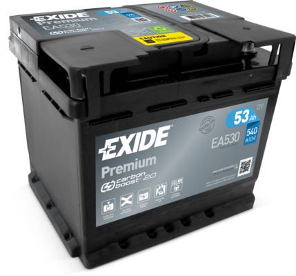 EXIDE Autobatérie PREMIUM 12V 53Ah 540A, 207x175x190mm