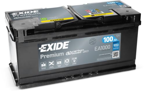 Autobatérie EXIDE PREMIUM 12V 100Ah 900A