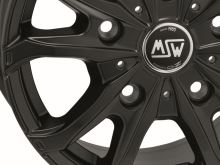 Alu disk MSW OFF-ROAD & VAN MSW 48 VAN 7.5x18, 5x160, 65.1, ET48 MATT BLACK (3)