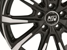 Alu disk MSW ALL SEASON MSW 79 7x17, 5x112, 66.6, ET42 GLOSS BLACK FULL POLISHED (4)