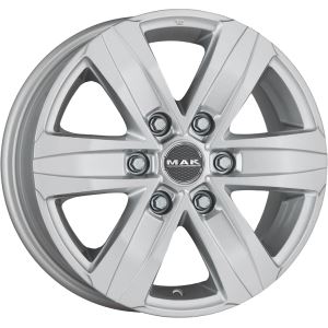 Alu disk MAK STONE6 8x18, 6x114.3, 66.1, ET45 SILVER