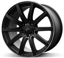 Alu disk Keskin KT16 MBLP 8,5x19 5x112 ET45 čierny matný