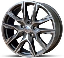 Alu disk Ronal R71 OGM FC 10,5 x21 5x130 ET64 sivý matný leštený