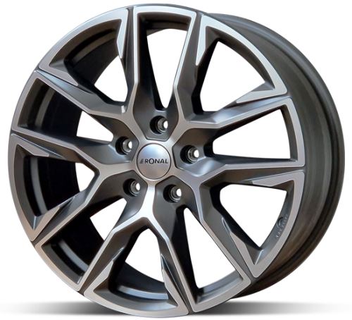 Alu disk Ronal R71 OGM FC 9,5x21 5x112 ET37,1 sivý matný leštený