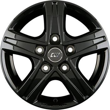 Alu disk Borbet CWD 7x17, 5x108, 65.1, ET46 black glossy