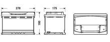 Autobatérie EXIDE PREMIUM 12V 77Ah 760A (1)