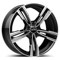Alu disk GMP Reven 7.5x17, 5x120, 72.6, ET43 Black Diamond