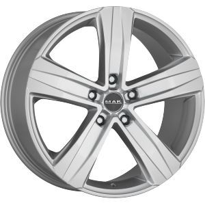 Alu disk MAK STONE5 7.5x17, 5x127, 71.6, ET40 SILVER