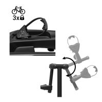 Nosič bicyklov na ťažné zariadenie MFT compact 2e+1 - 2 kolesá (4)