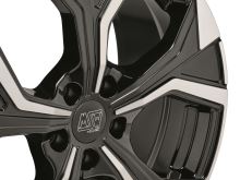 Alu disk MSW URBAN CROSS MSW 43 8x20, 5x114,3, 66.1, ET40 GLOSS BLACK (12)