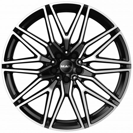 Alu disk MAK STURM 10x22, 5x120, 72.6, ET21 BLACK MIRROR