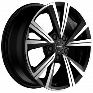 Alu disk MAK QVARZ 6.5x16, 5x98, 58.1, ET39 BLACK MIRROR