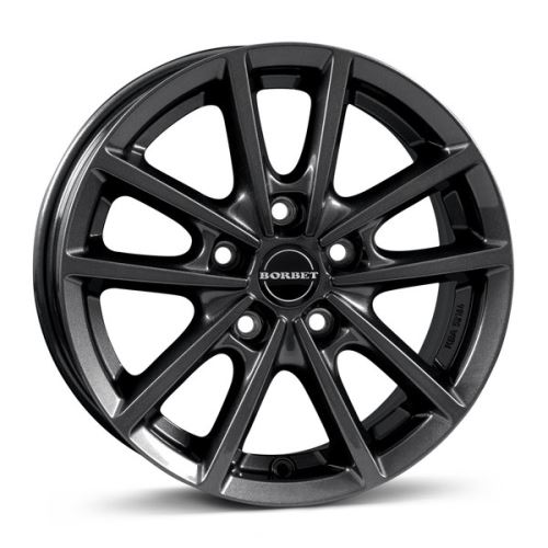 Alu disk Borbet W 6.5x16, 5x112, 66.5, ET44 mistral anthracite glossy