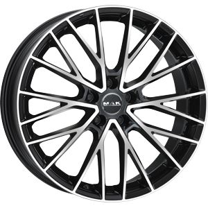 Alu disk MAK SPECIALE 8.5x19, 5x112, 66.6, ET27 BLACK MIRROR