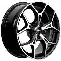 Alu disk MAK EPICA 6.5x17, 5x114.3, 66.1, ET32 BLACK MIRROR